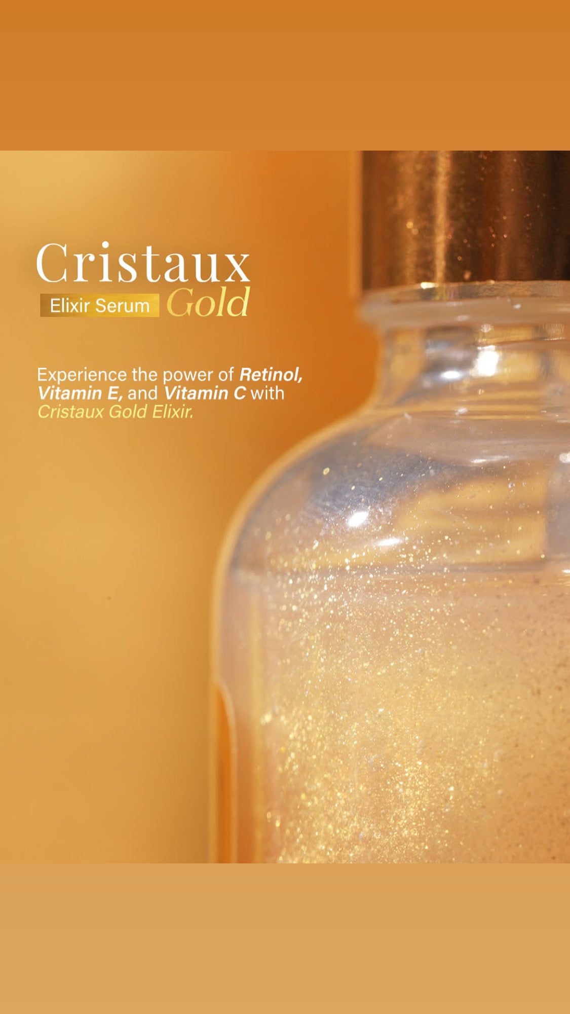 Cristaux gold serum  image 3